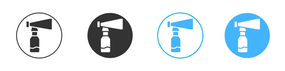 Air horn icon simple flat vector icon pack
