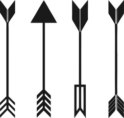 Arrow Silhouette Collection for Graphic Design. High Quality Arrow Silhouette Designs for Download. Arrow Silhouette Images for Creative Projects. Stylish Arrow Silhouette Graphics for Artists