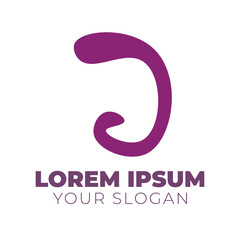 J letter logo for business and company identity