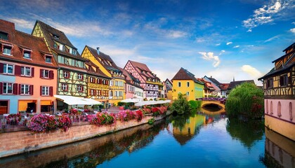Fototapeta premium historic town of colmar alsace region france