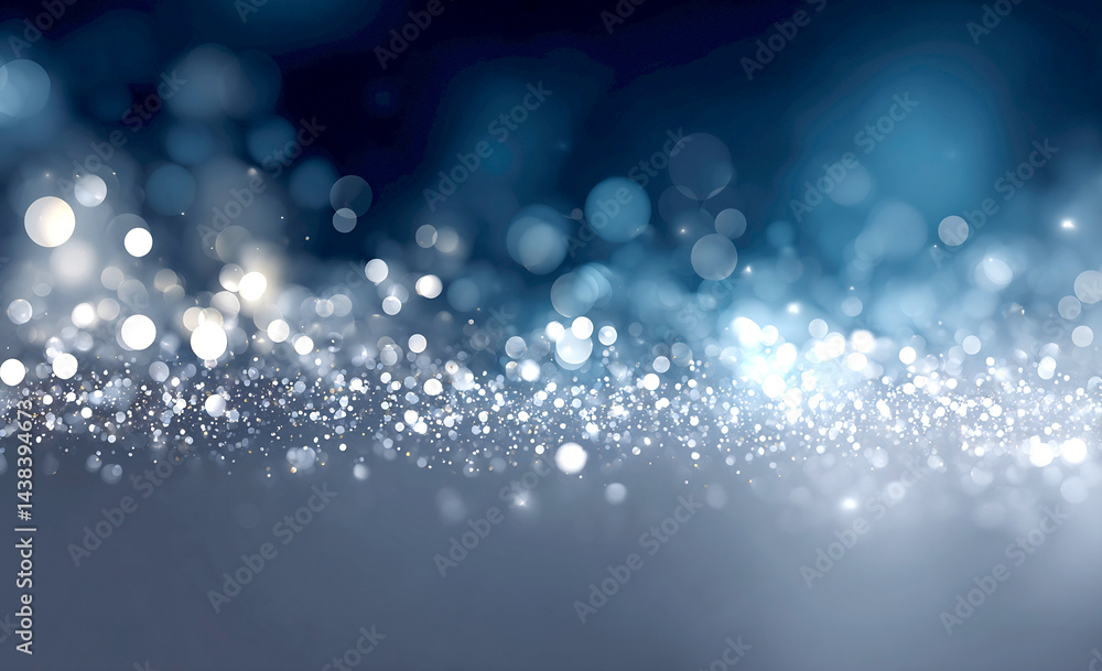 Poster Stunning sparkling background with bokeh effect creating an elegant and dreamy atmosphere : Generative AI