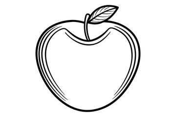 Minimalist Vector Line Art of Fruits | Black and White Fruit Illustration | Logo Icon Clipart Design