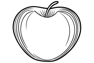 Minimalist Vector Line Art of Fruits | Black and White Fruit Illustration | Logo Icon Clipart Design