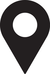 Map pointer with pin icon, Map pin icon symbol. Flat Vector illustration