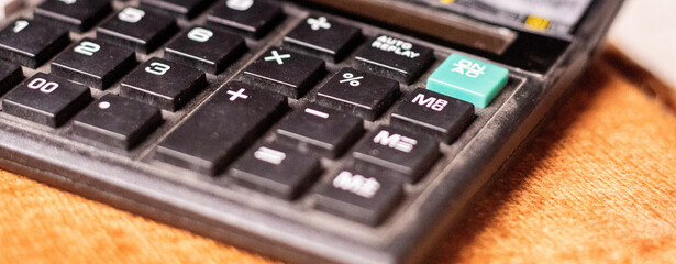 Obraz premium close up of a calculator