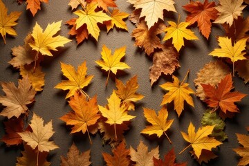 Maple Leaves in Autumn