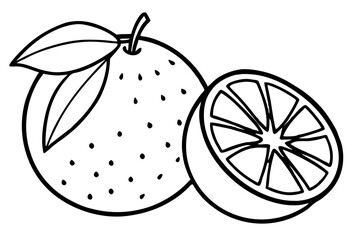 Minimalist Vector Line Art of Fruits | Black and White Fruit Illustration | Logo Icon Clipart Design