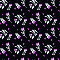 seamless pattern with flowers