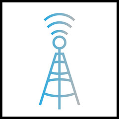Broadcast Tower Icon Design