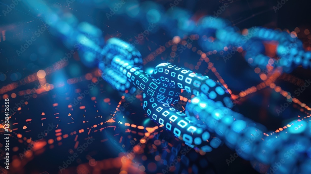Poster abstract of cyberspace on virtual area with digital technology style design and the electric light g