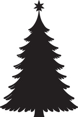 Christmas tree, including fir and pine, perfect for holiday illustrations and winter season decorations