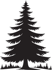Obraz premium Christmas trees, perfect for holiday and winter season celebrations