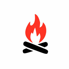 fire sign vector illustration