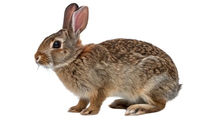 Fototapeta premium rabbit isolated on white background