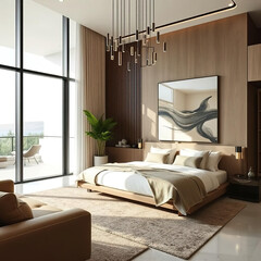 modern luxury villa apartment interior