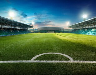 Obraz premium fussballfeld soccer field