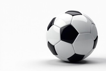 Obraz premium New, pristine white football, isolated background , white, american football