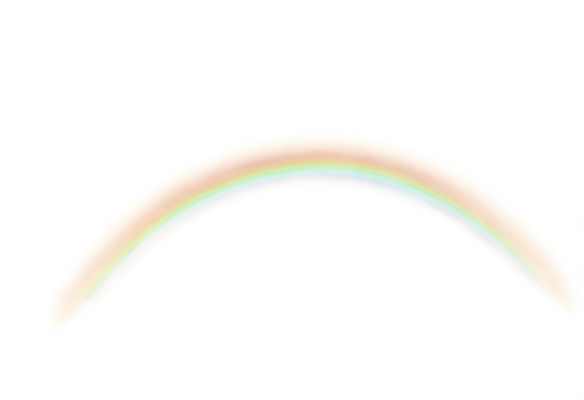 rainbow on white background , shine curve rainbow