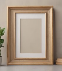 Close-up view of a diverse photo frame arrangement on a neutral backdrop, showcasing different shapes and colors , still life, image, collage
