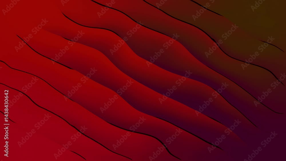 Poster red abstract gradient wave: a visually stunning abstract composition, featuring a captivating gradie
