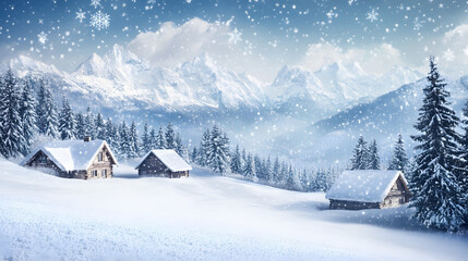 Fototapeta premium winter, snow, landscape, cold, forest, tree, mountain, sky, nature, trees, frost, white, ice, christmas, mountains, blue, snowy, frozen, season, sun, fir, beautiful, ski, view, scenery
