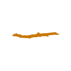 Cartoon wooden twig