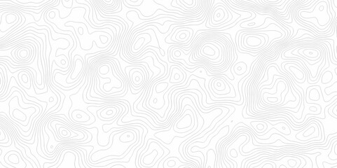 Topographic map. Geographic mountain relief. Abstract lines background. Contour maps. Vector illustration, Topo contour map on white background, Topographic contour lines vector map seamless pattern.