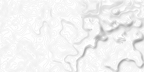 Topographic map. Geographic mountain relief. Abstract lines background. Contour maps. Vector illustration, Topo contour map on white background, Topographic contour lines vector map seamless pattern.