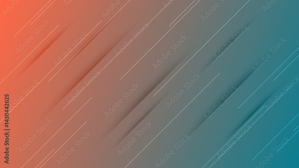 Poster abstract gradient background with lines
