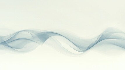 Obraz premium Abstract Art: A Wave of Blue and White