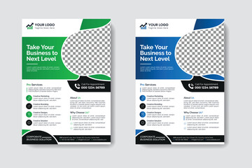 Corporate Business Flyer Design Template