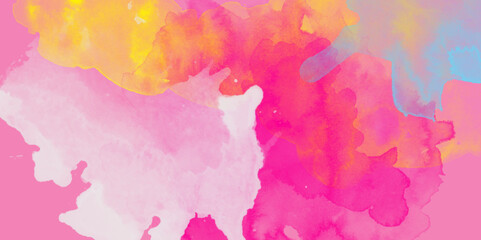 Vibrant Painted Splatters and Abstract Watercolour Textured Background. Vibrant Painted Splatters and Abstract Watercolour Textured Background.  Contemporary wallpaper.