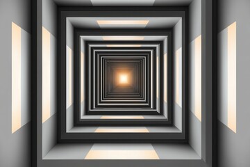 Abstract tunnel perspective