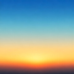 Fresh Spring Blue Sky , With Background Of Blurred Sunny Glow , Nature , Sky , Landscapes