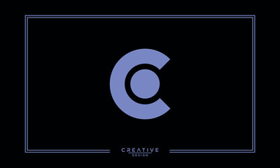CO, OC, C, O, Abstract Letters Logo Monogram