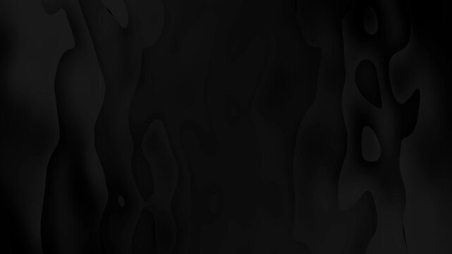 Clean black wave motion 4k background looping animated video