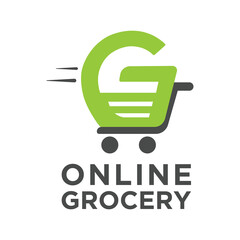Online Grocery Logo Design