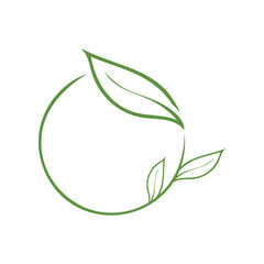 leaf ecology  logo and vector template