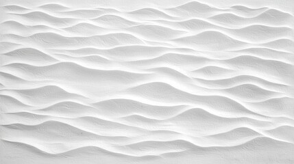 A textured white surface with a repeating wave pattern.