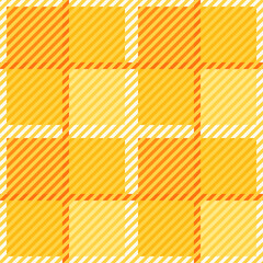 Yellow Picnic checkered plaids. Vector Seamless pattern for tablecloth, dress, skirt, napkin, or other textile design