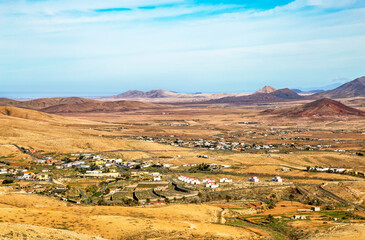 Valle de Santa Ines, Island Fuerteventura, Canary Islands, Spain, Europe.