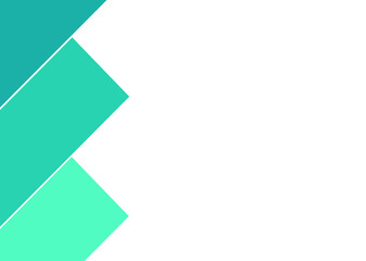 Obraz premium White background, colored geometric elements.