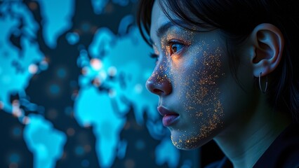 Technology inspired character illustrations