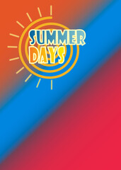 summer days poster