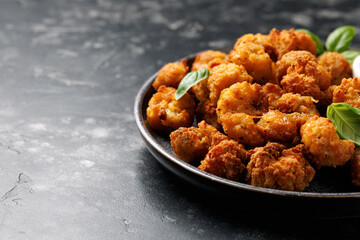 Deep fried squids, seafood with dipping sauce