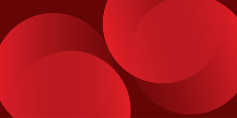 Obraz premium PrintRed abstract background. Dynamic shapes composition