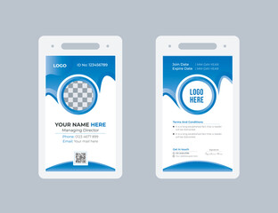 Professional Employee ID Card Design