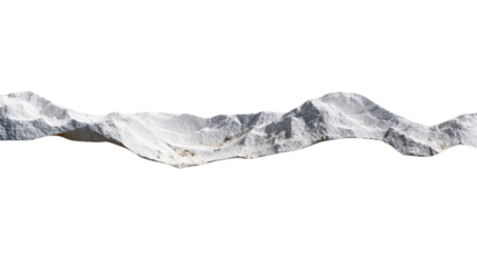 Snowy Mountain Range: A sweeping panoramic view of a snow-capped mountain range, its jagged peaks piercing the sky, evoking a sense of awe and majesty.