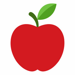 Food apple silhouette vector illustrator