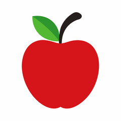 Food apple silhouette vector illustrator